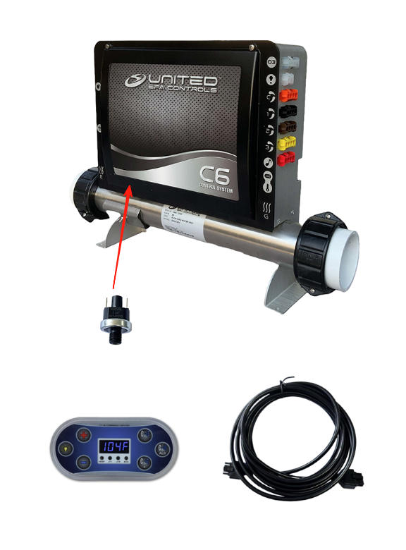 united spa controls b box compact spa control system no topside